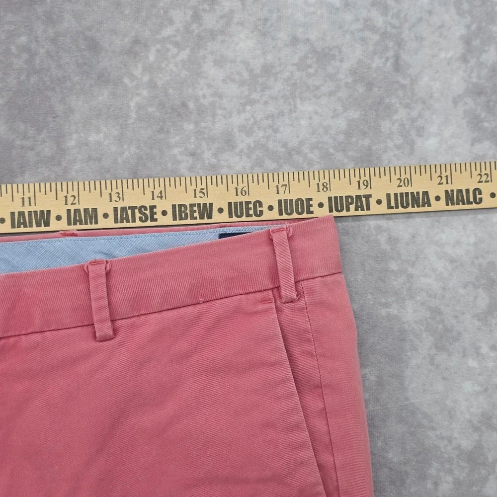 Polo Ralph Lauren Chino Pants Mens 34x34 Coral Pink Stretch Slim Fit Fits 36x34
